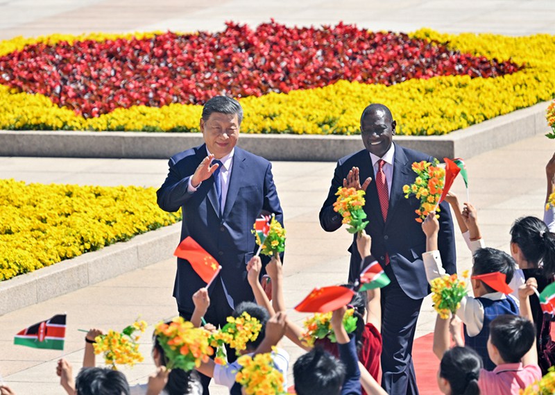 Rais Xi Jinping afanya mazungumzo na mwenzake wa Kenya William Ruto